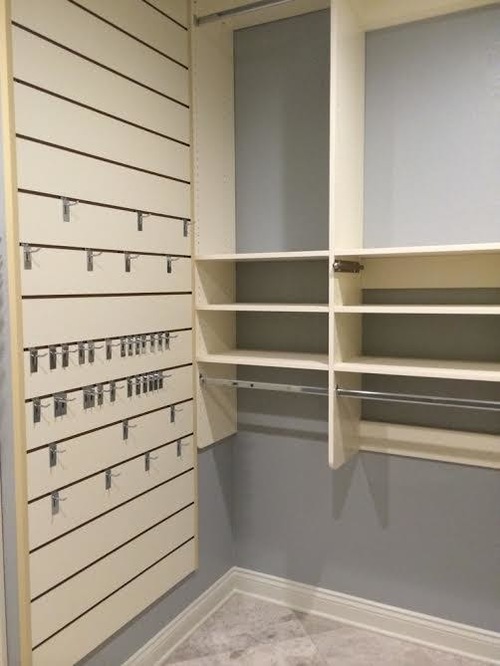 White Storage Towers for Her Melanie Johnsons Closets